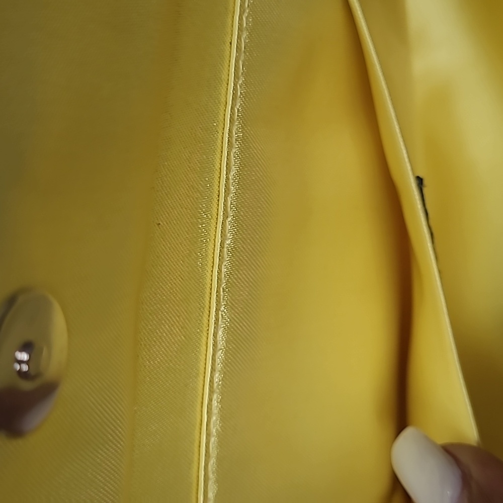 Neiman Marcus Yellow Satin Clutch - Picture 8 of 9